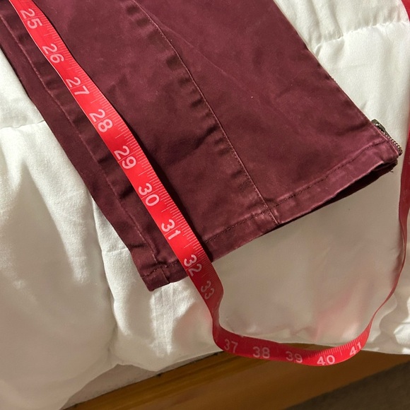 Peruvian Connections Motorcycle Pants in Claret - Picture 8 of 9